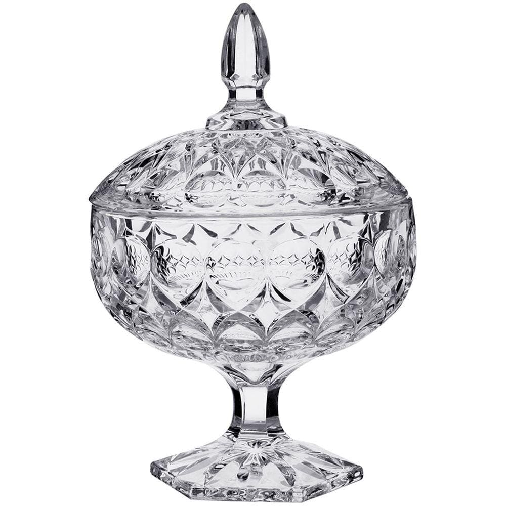 ANGELICA POTICHE 24x16x16cm CRISTAL ECO TRANSP