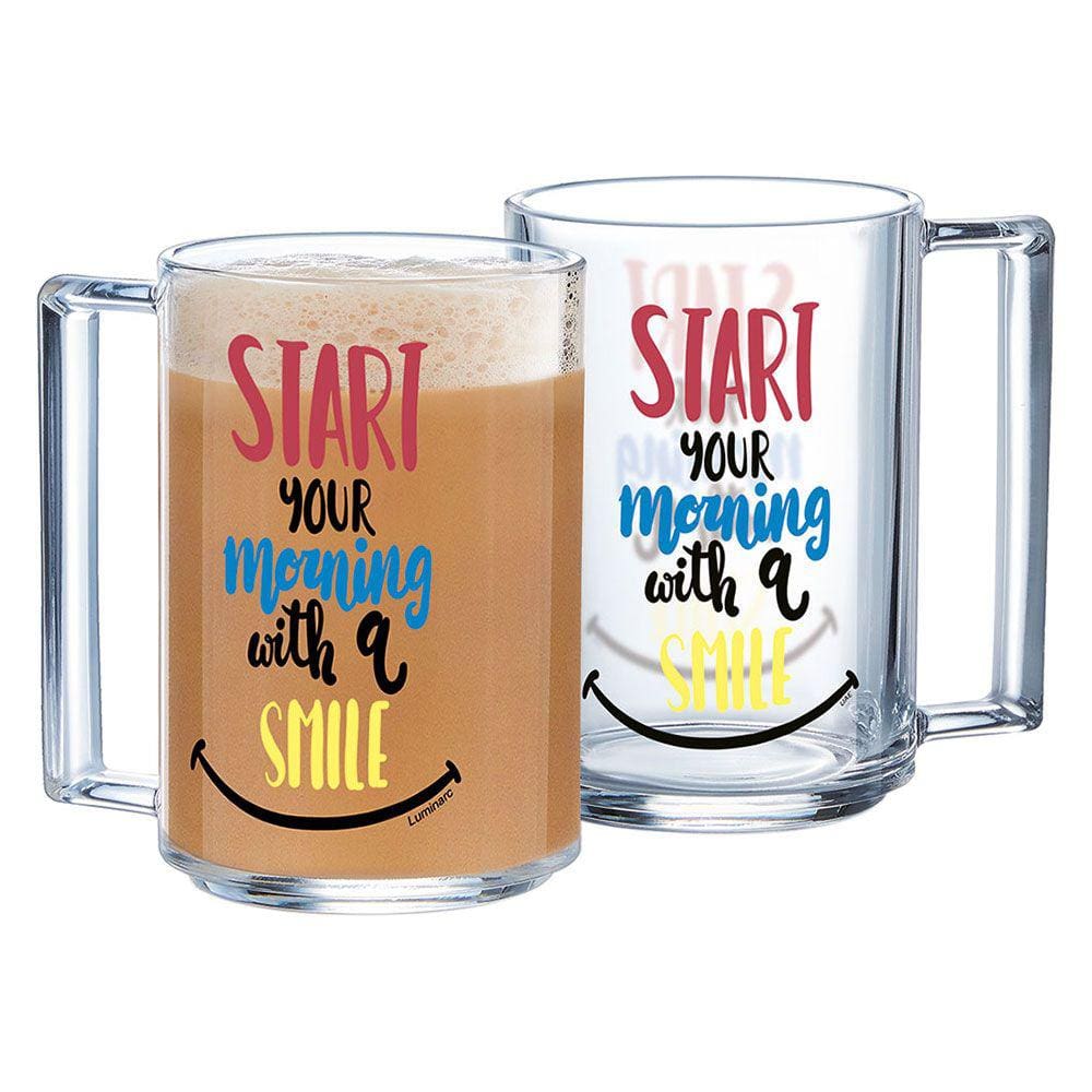 LUMINARC A LA BONNE CANECA 11x6x6cm 320ml VIDRO TEMPERADO TRANSP DECORADO