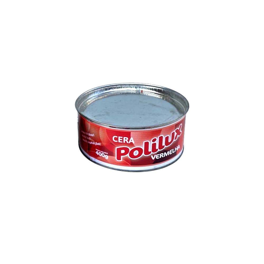 Cera Pastosa Polilux Para Móveis Madeira Lata Vermelha 400g