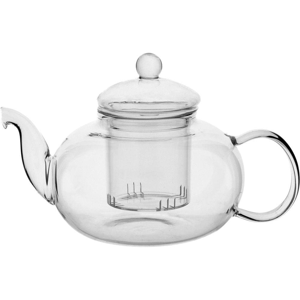 CLEAR CHALEIRA 12x13x21cm 600ml BOROSILICATO TRANSP COM INFUSOR