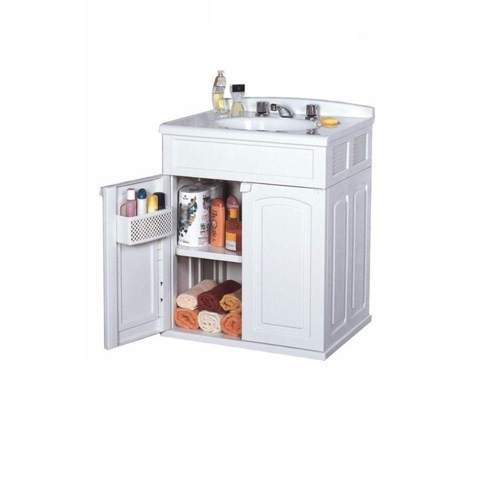 Gabinete com Cuba todo em Plástico GabMax Branco Astra