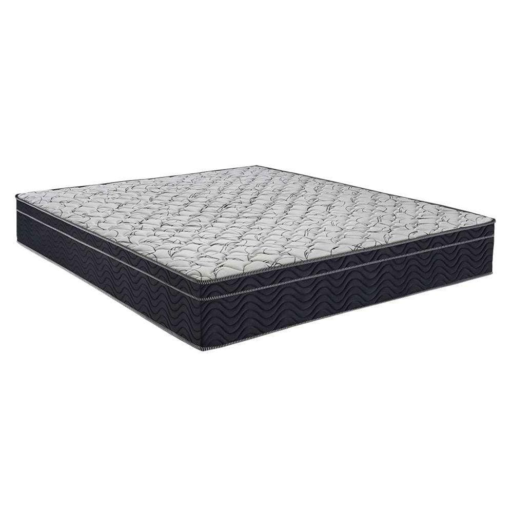 colchão queen airtech d45 ortopillow (28x158x198) preto e branco
