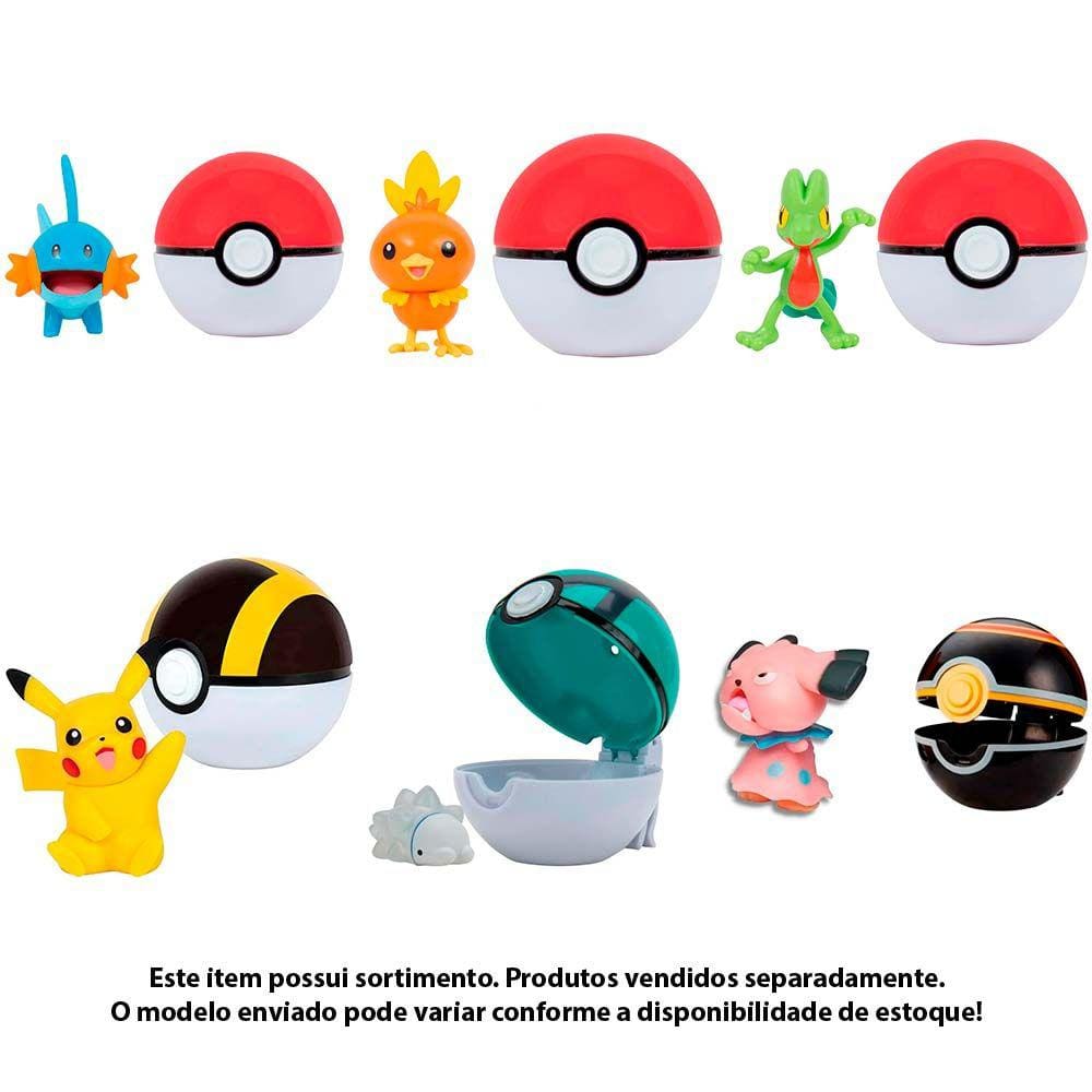 Sunny Brinquedos Pokemon Figuras De Vinyl, Multicor