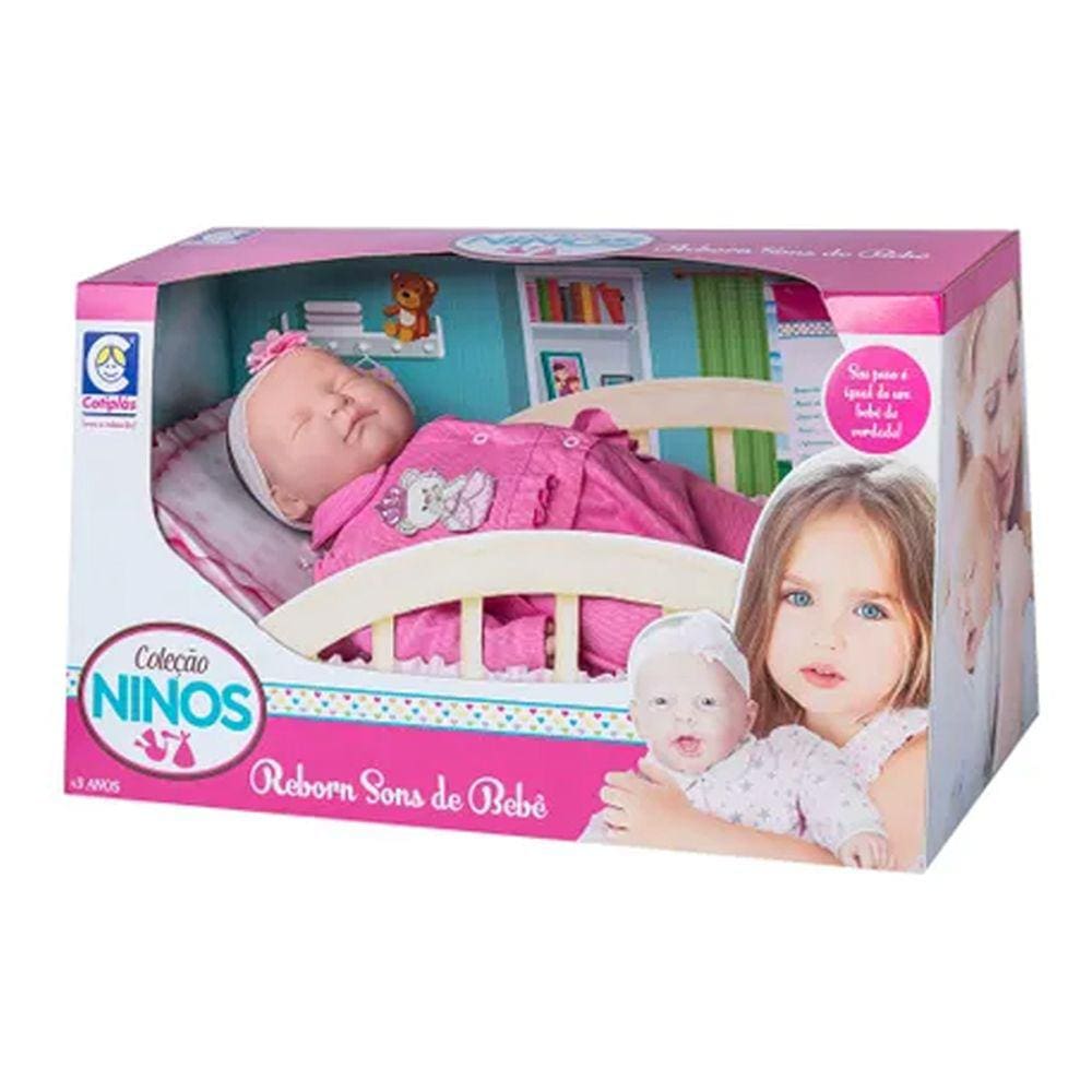 Coleção Nino`s Reborn Dormindo - Cotiplás