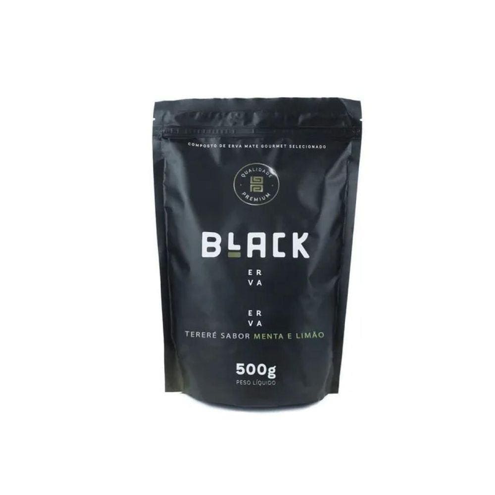 Erva Mate Terere Black Erva Qualidade 500G Menta/Limão