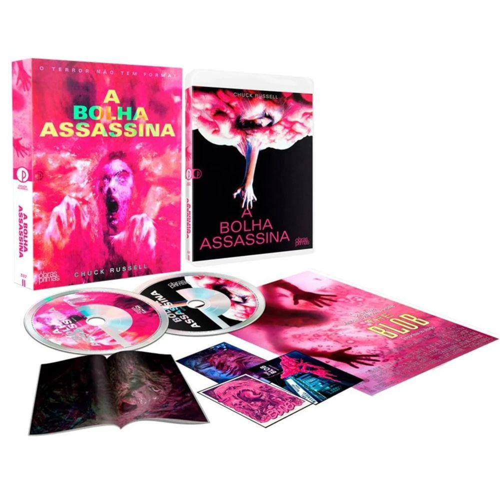 Blu-Ray A Bolha Assassina (1988) Bd+Dvd+Pôster+Cards+Livreto