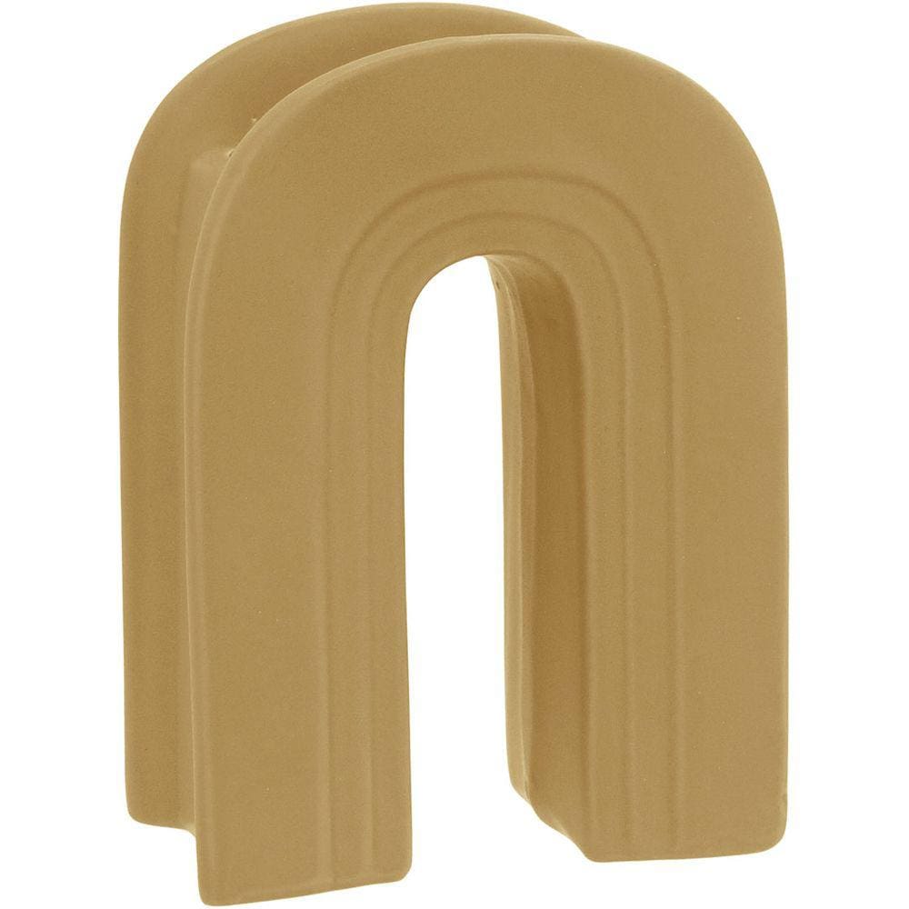 OPALA VASO 18x13x7cm CERÂMICA AMARELO