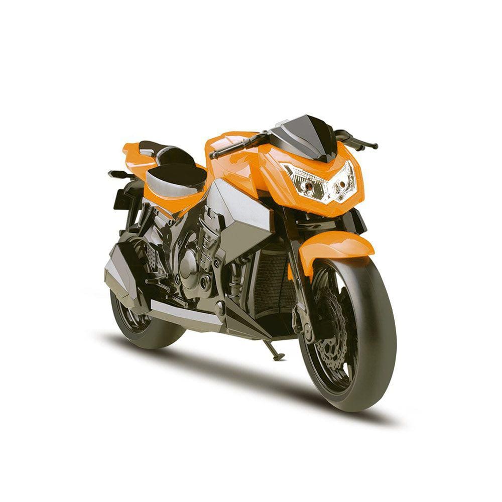 Moto - Naked Motorcycle - 26 cm - Laranja - Roma