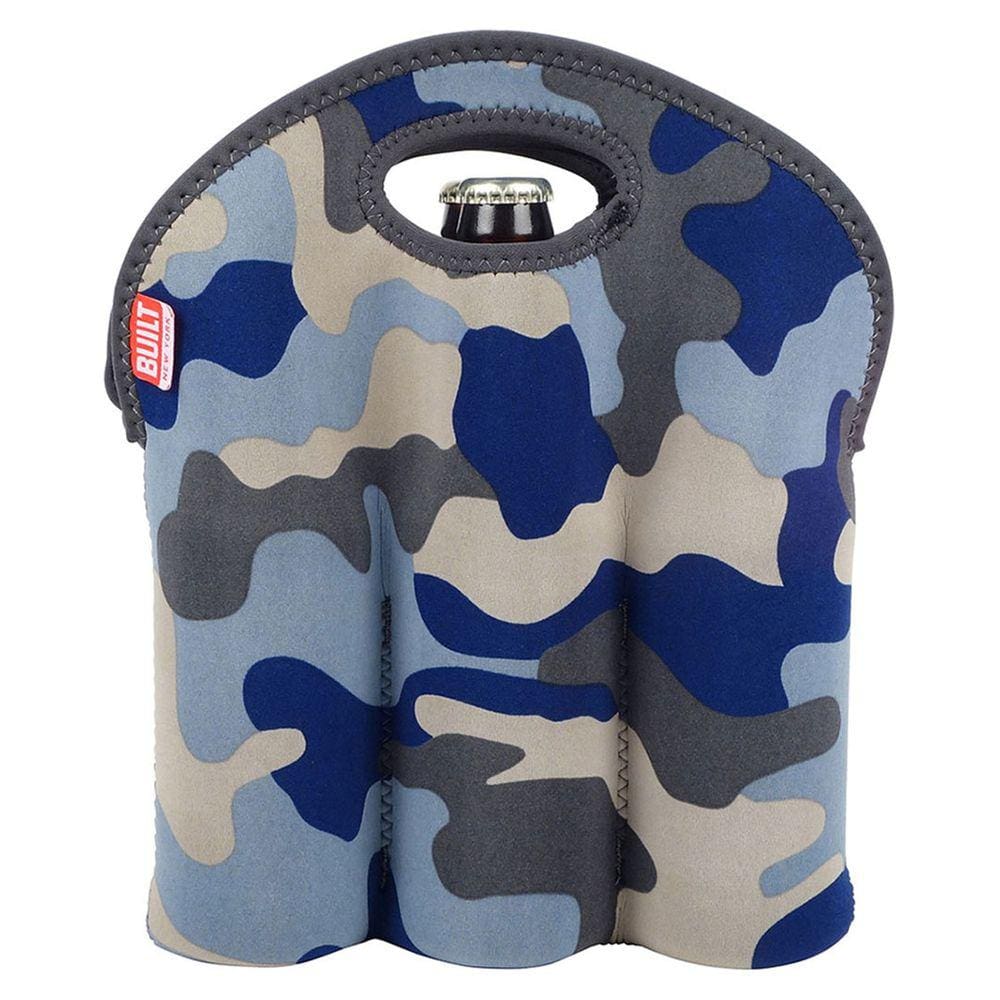 BUILT TOTE PORTA GARRAFA 29x27x2cm NEOPRENE AZUL 6 GARRAFAS