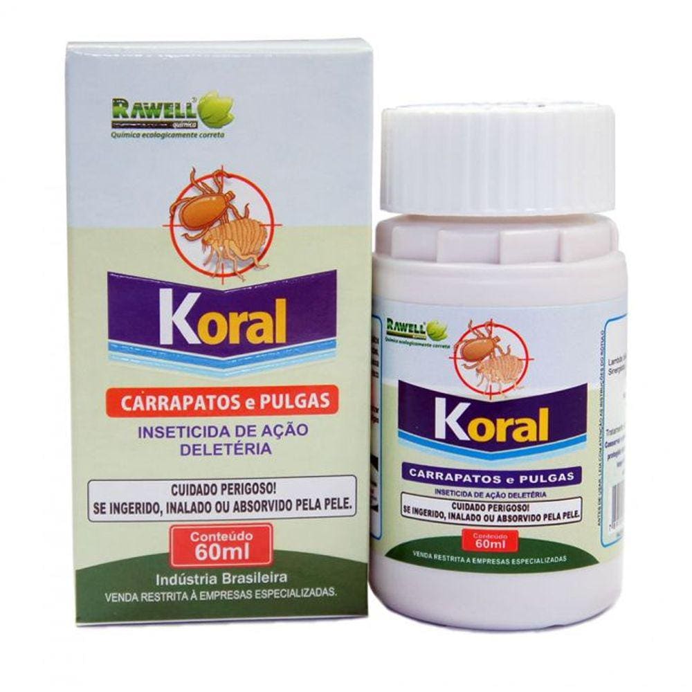 Koral Carrapatos E Pulgas 60Ml