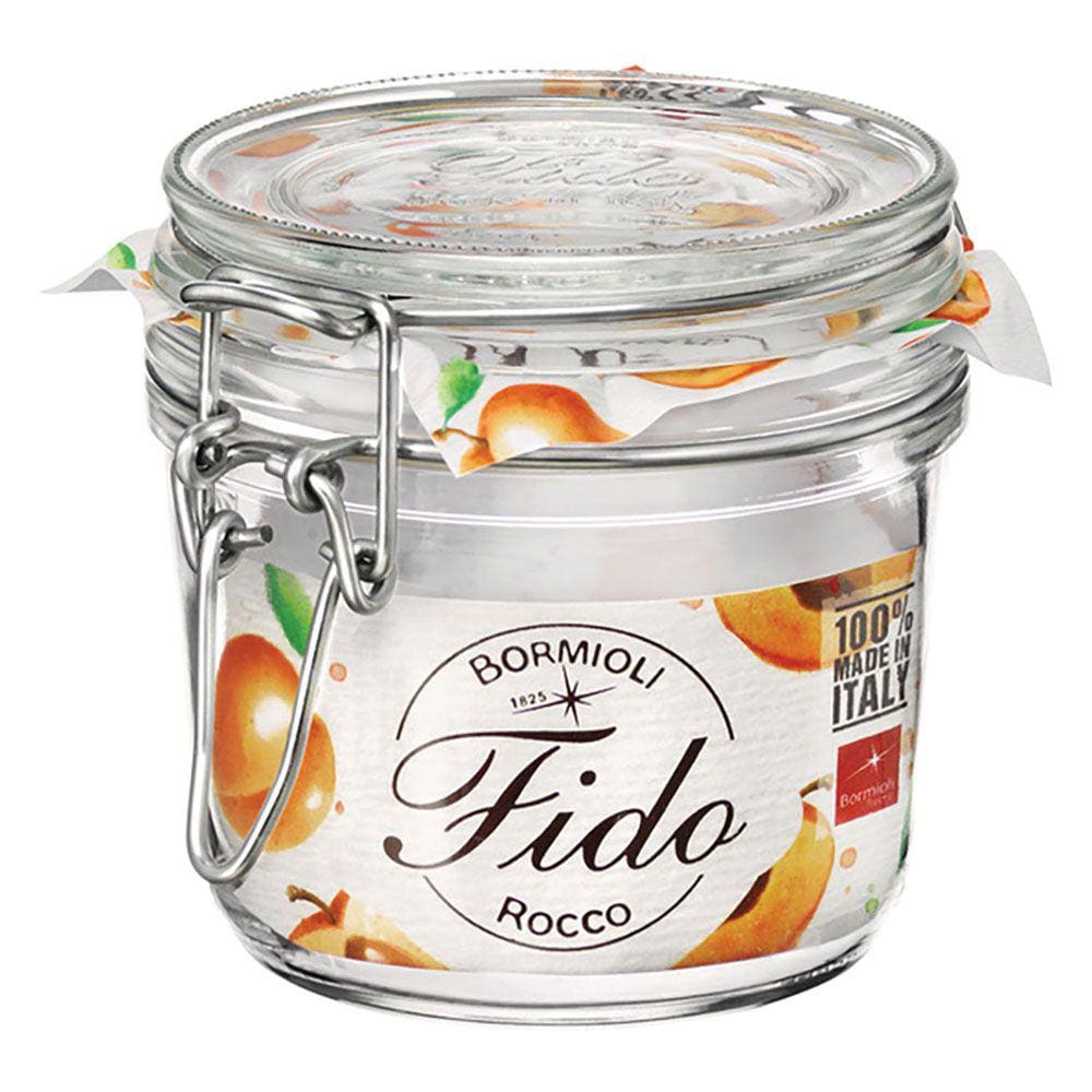 BORMIOLI ROCCO FIDO POTE HERMÉTICO 10x10x10cm 350ml VIDRO TRANSP