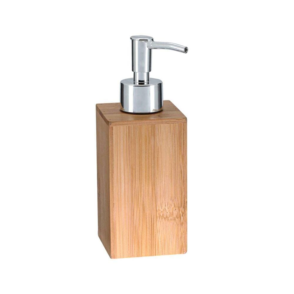 Porta Sabonete Líquido Bambu Eco Prime Saboneteira 350ml - Yangzi