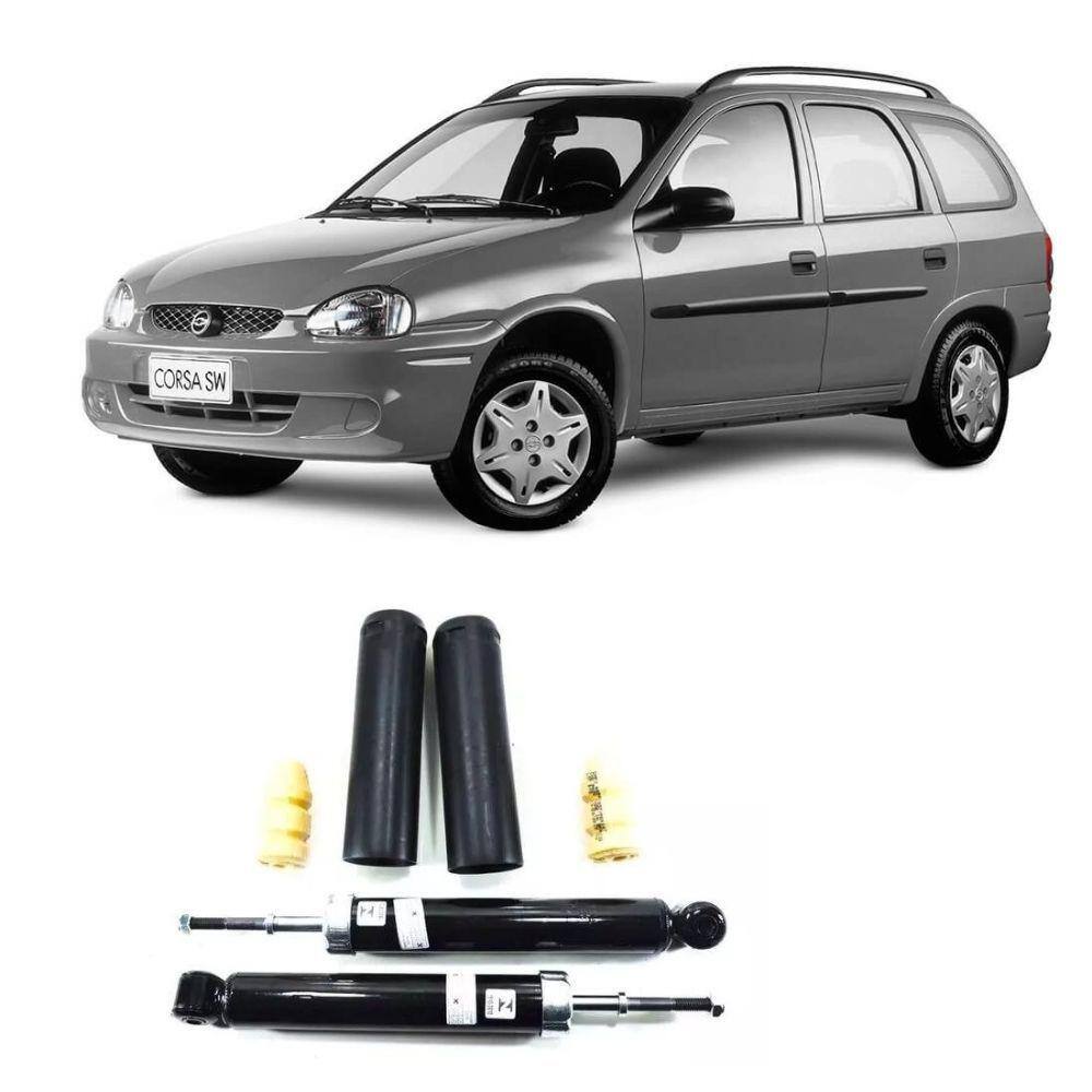 Amortecedor + Batente Corsa Wagon Traseiro 1999 Até 2002 SUPER 1,0 1,6