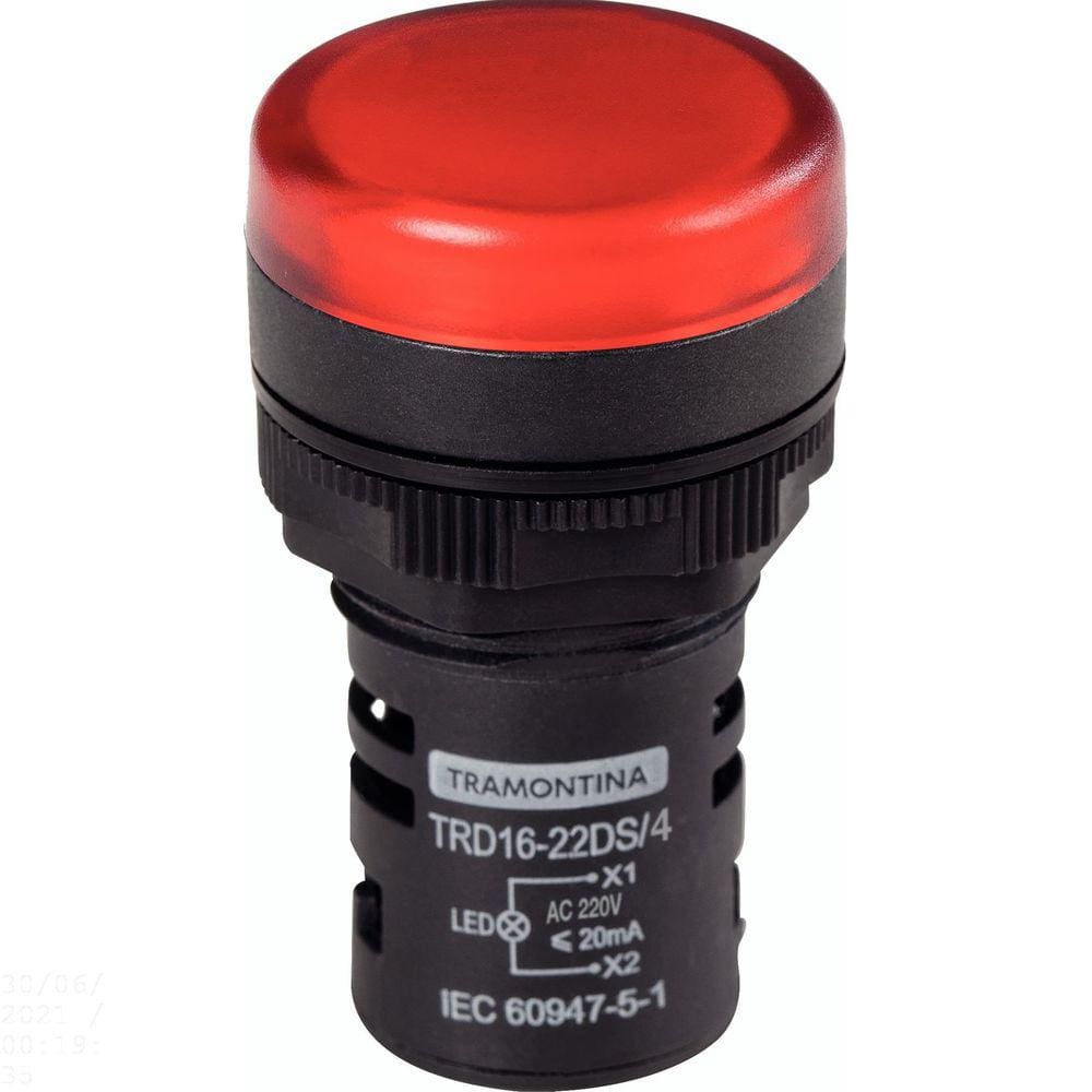 Sinalizador Tramontina TRD16-22DS/4 220 V Vermelho Tramontina