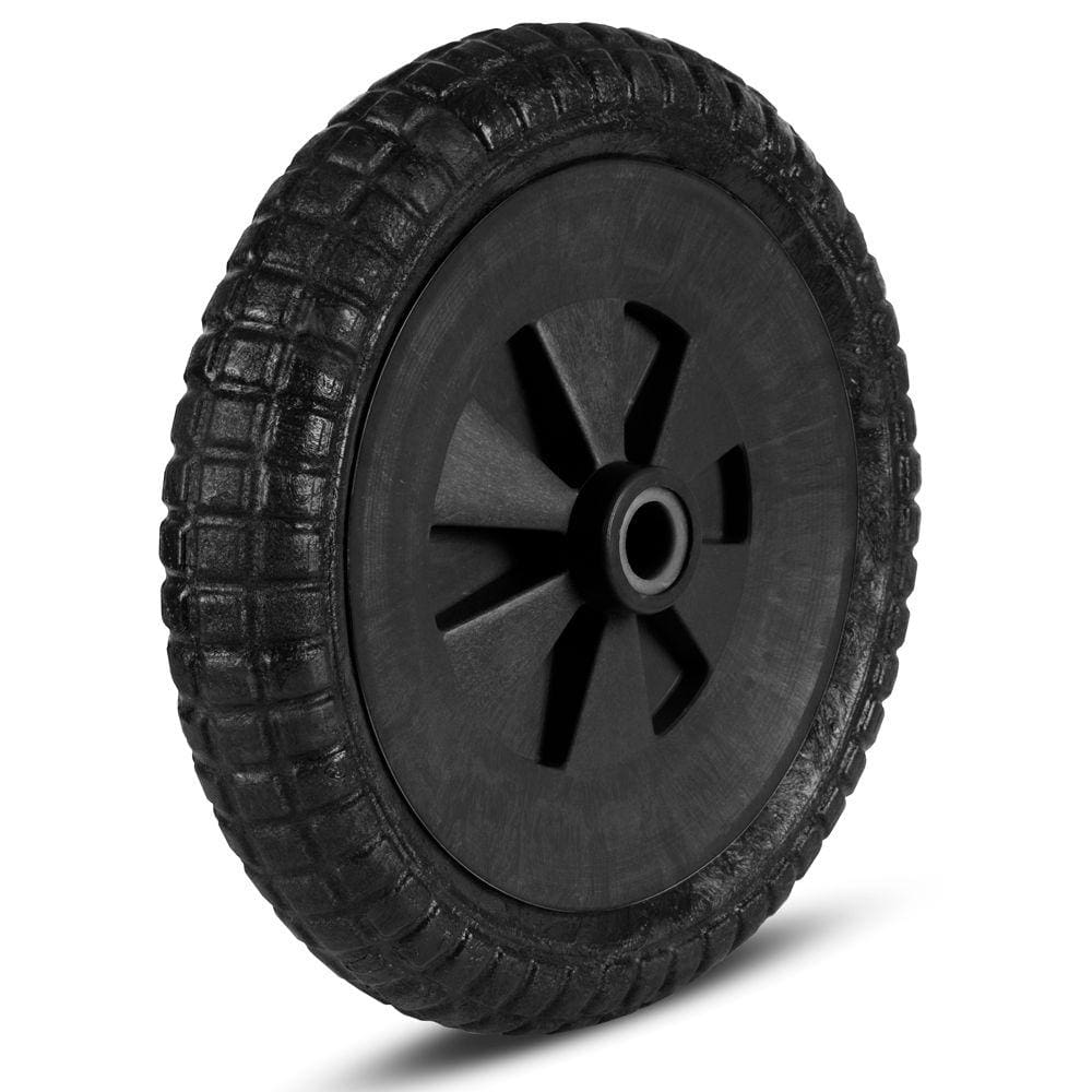 Pneu Roda 325x65 Flexível Para Carrinho De Mão Sem Câmara Resistente Eixo 1\"