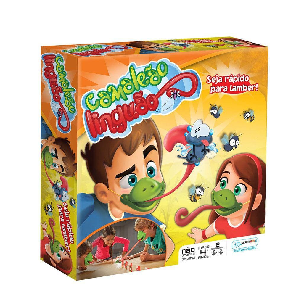 Jogo Camaleão Linguão Multikids - BR426