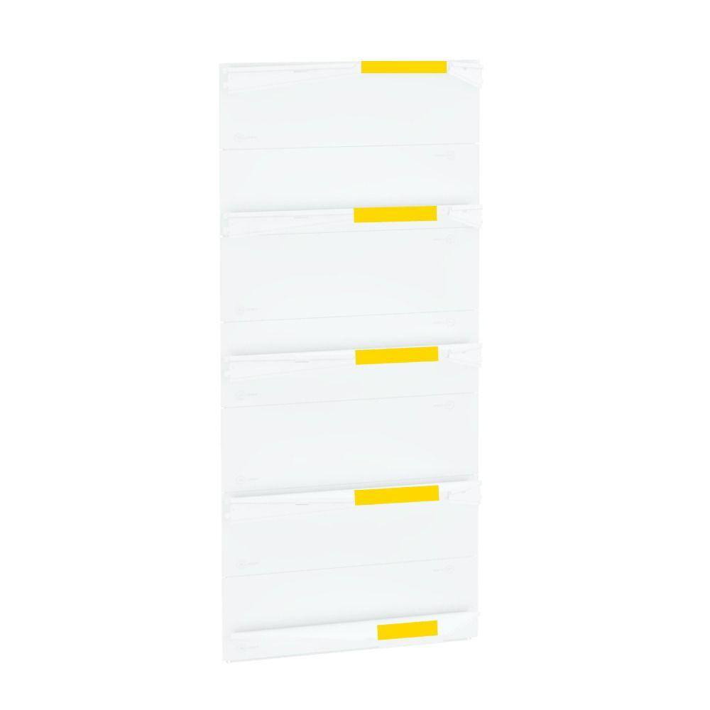 Kit 5 Bandejas Para Gondola Canto 196 Flex 60 Branco Fx Amar