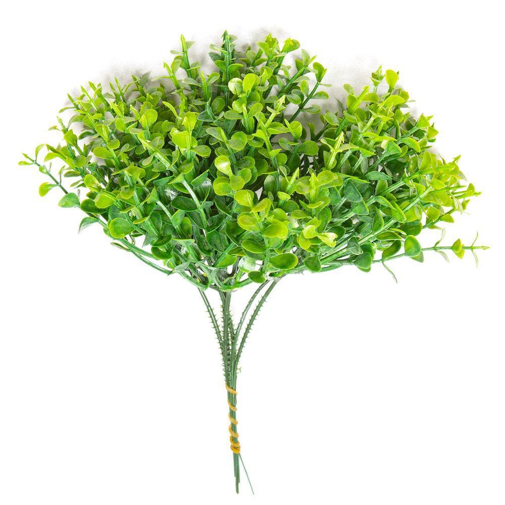 Pick Folhas Verdes P Planta Artificial Permanente 23cm