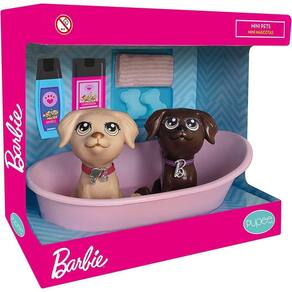 Brinquedos Cachorrinho Mini Pets na casinha da Barbie 3Un - Shop