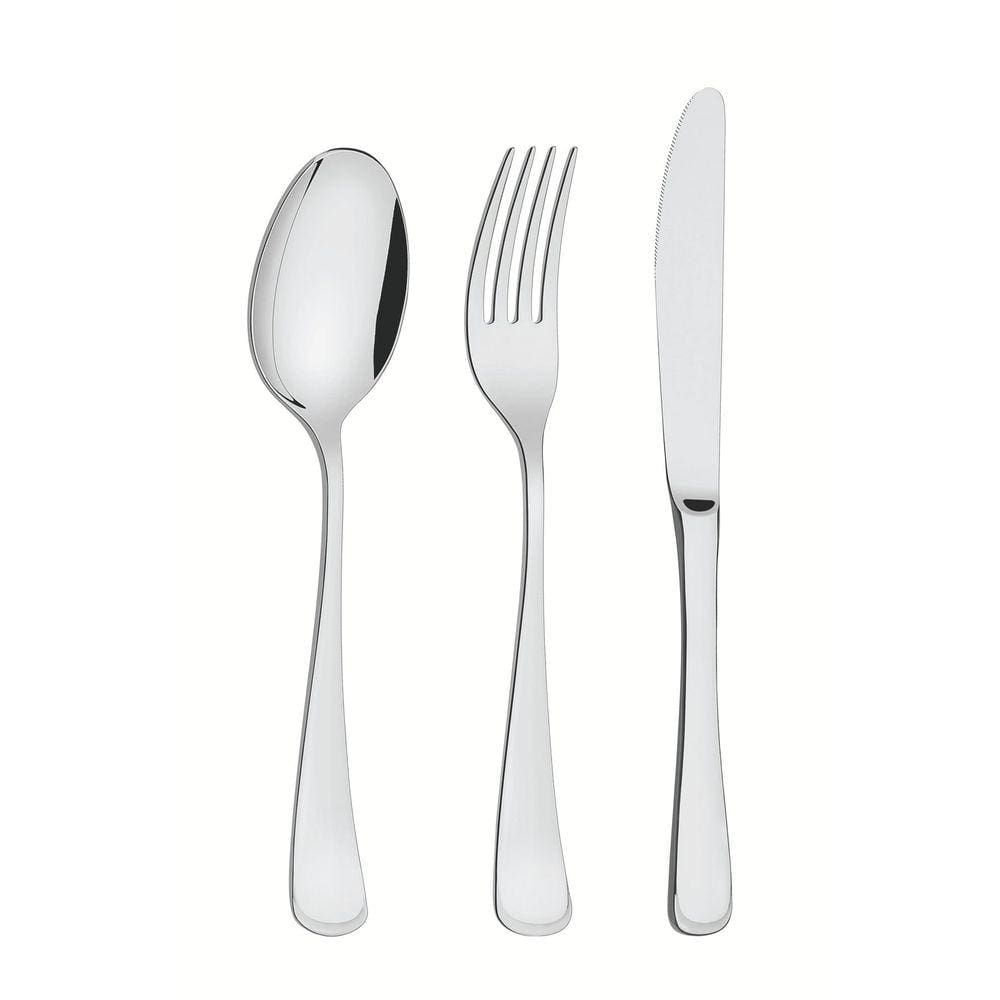 Faqueiro Tramontina Mônaco em Aço Inox com Facas de Mesa Forjadas 6mm Acabamento Alto Brilho 72 Peças Tramontina