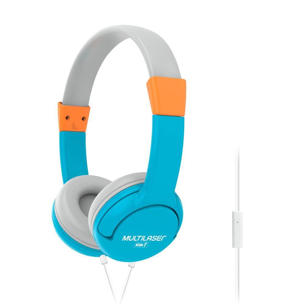 Headphone Multilaser Kids Happy Azul - PH377