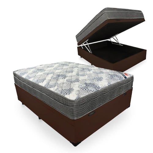 Cama Box Com Baú Casal + Colchão De Molas Ensacadas - Ortobom - ISO SuperPocket 138x188x67cm é boa?