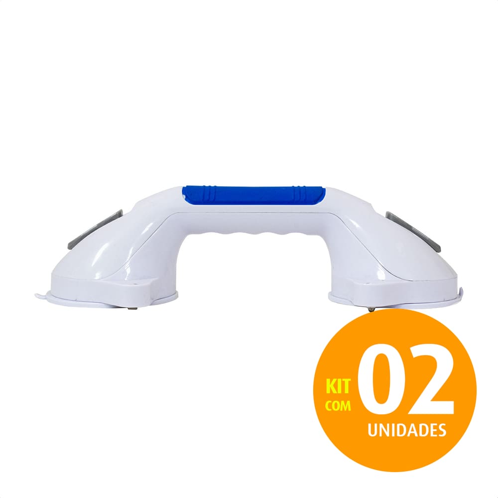 Barra De Apoio Portátil Com Ventosas Para Banheiro Kit 02un