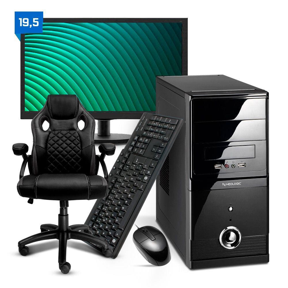 Computador Smart PC SMT81975 Intel i5 8GB SSD 240GB + Cadeira