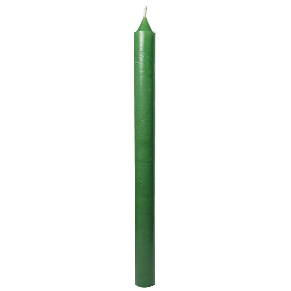 Vela Verde Caboclo Oxóssi Saúde e Cura19cm Queima 6 Horas