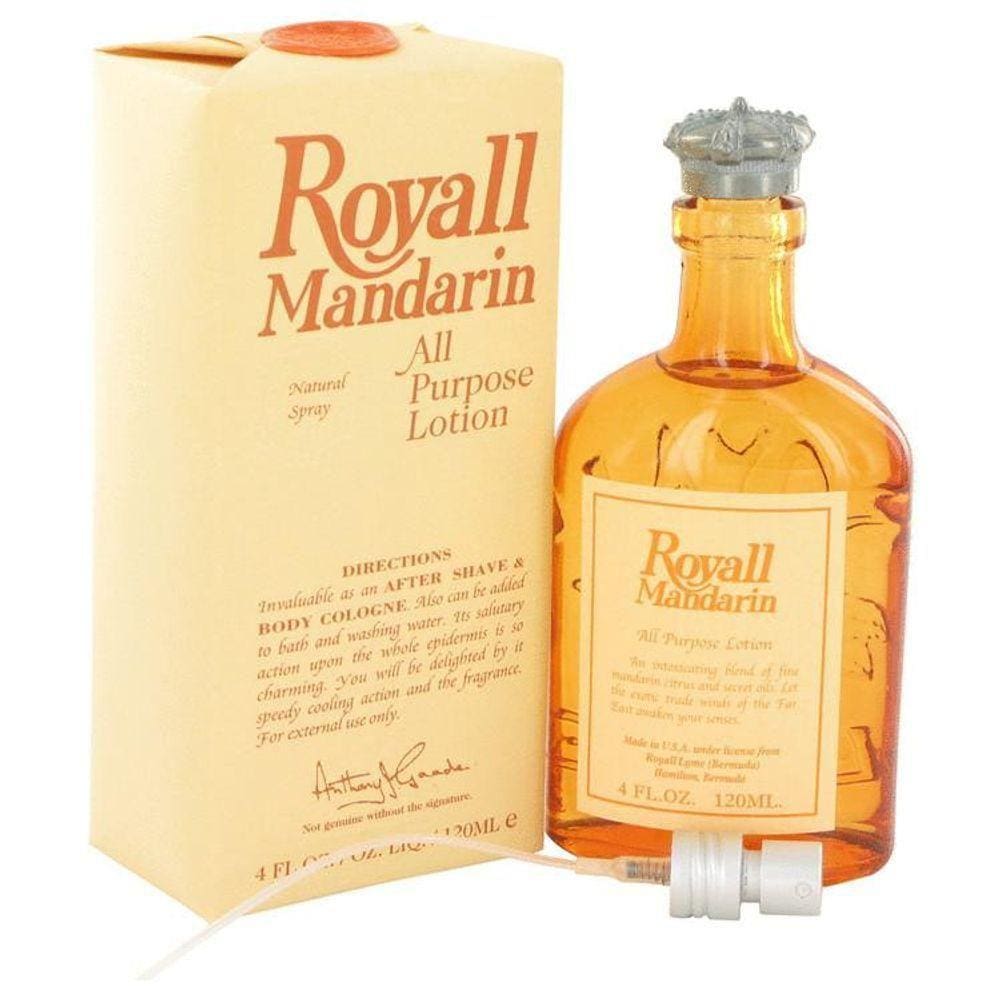 Loção Perfumada Masculina Mandarin Royall Fragrances 120 Ml