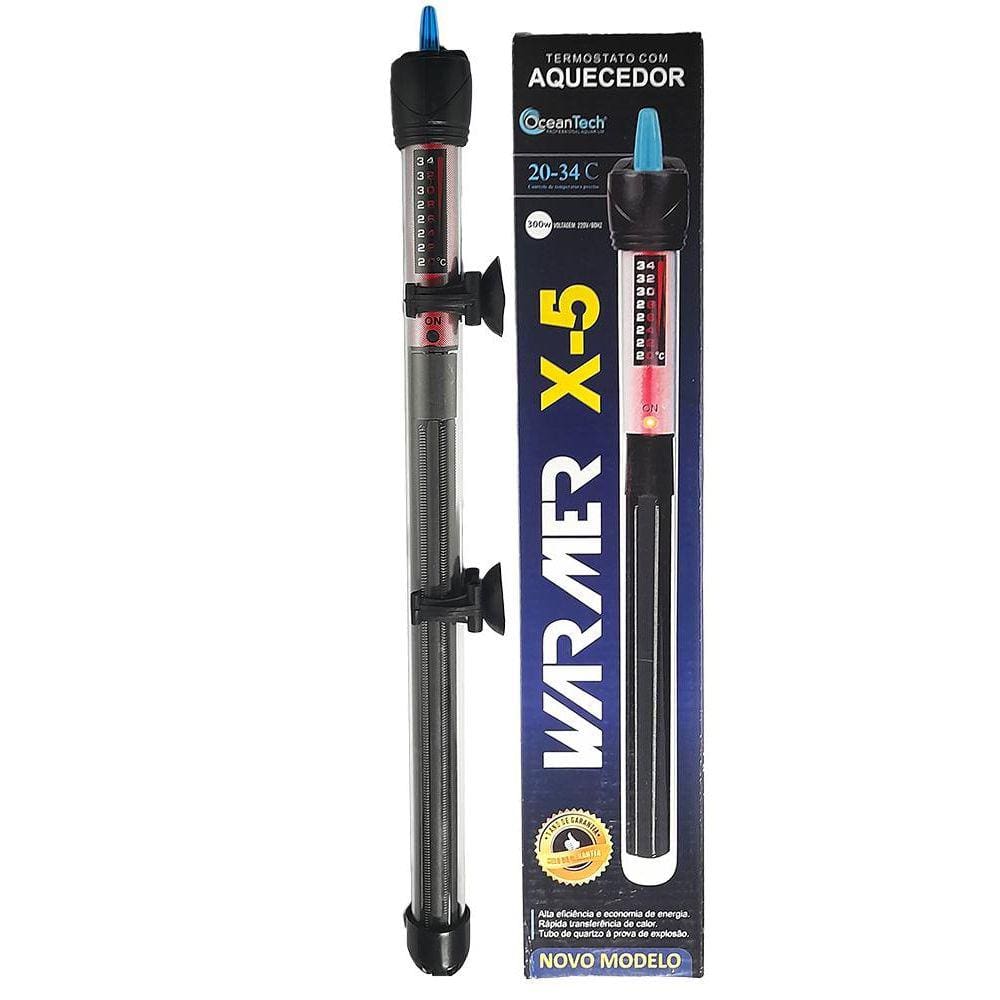 Termostato Com Aquecedor Ocean Tech Wamer X-5-300w