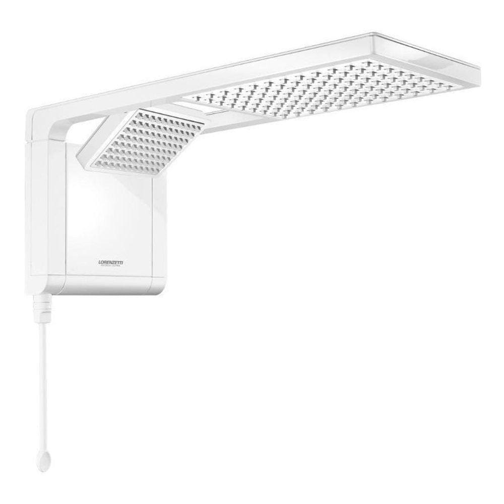 Chuveiro Elétrico De Parede Lorenzetti Acqua Ultra Duo Branco 7800w 220v