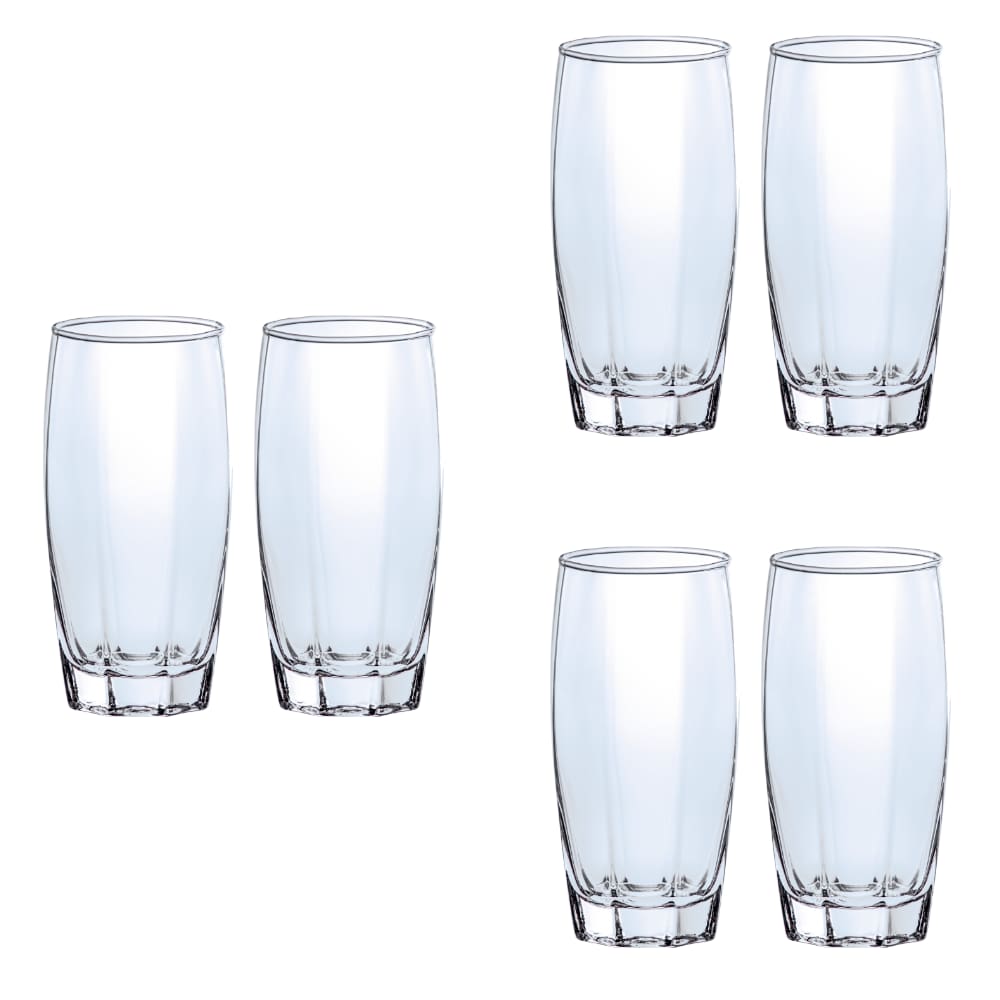 Copos de Vidro Jogo com 6 Florence 370ml Transparente Luxo