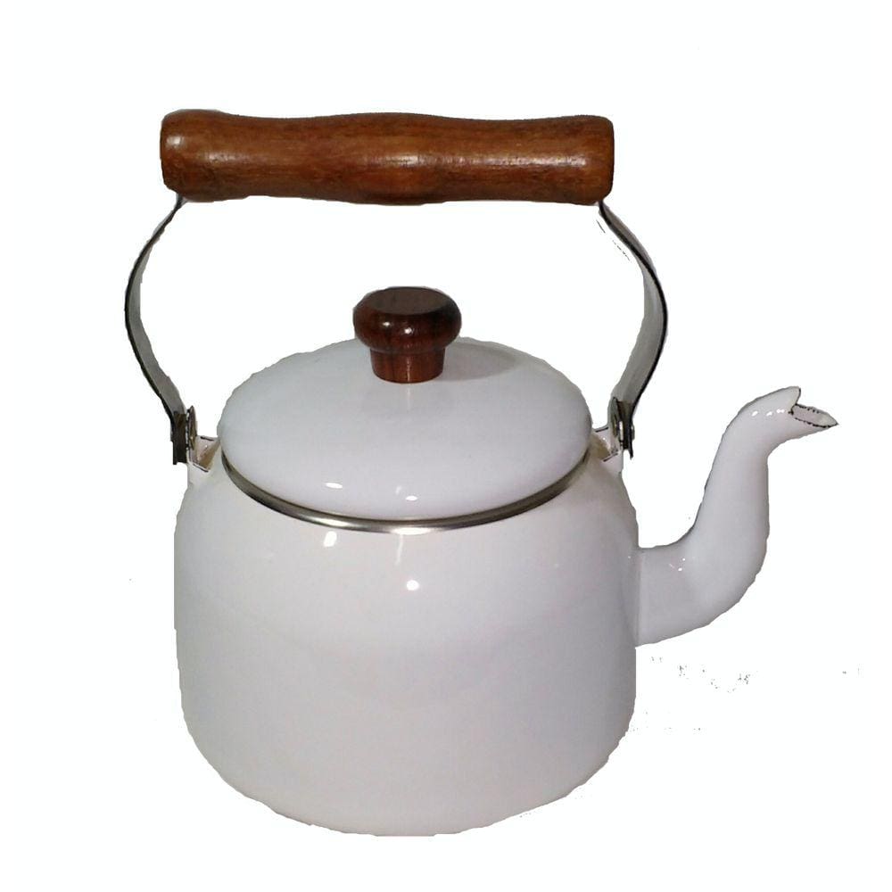 Chaleira esmaltada Branca - 1,8 litros