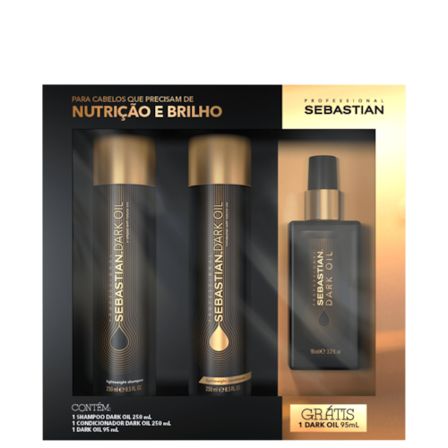 Kit Sebastian Professional Dark Oil (3 Produtos) Menor preço em Kit Sebastian Professional Dark Oil (3 Produtos)