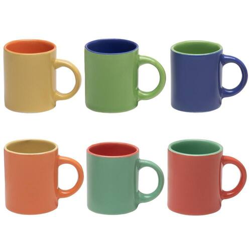 Jogo Mini Canecas Coloridas Para Café 6 Pçs 80ml Mimo Style Menor preço em Jogo Mini Canecas Coloridas Para Café 6 Pçs 80ml Mimo Style