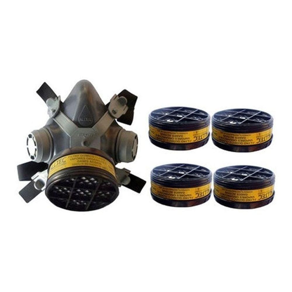 Máscara Pintura Carvão Ativado + 4 Filtros Vo Ga Mastt