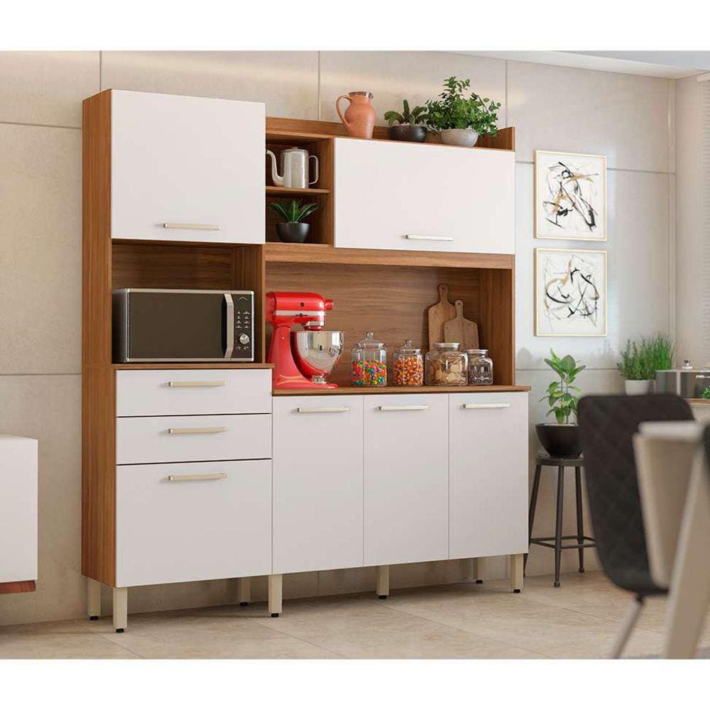 Kit de cozinha select 6 pt 2 gv amendola e branco