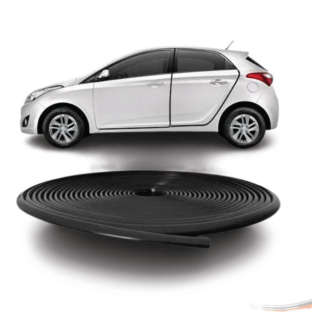Protetor Borracha De Portas Automotivo Universal 10 m Preta