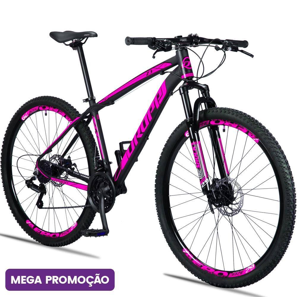 Bicicleta Dropp Z3 Disc H Aro 29 Susp. Dianteira 21 Marchas - Preto/rosa