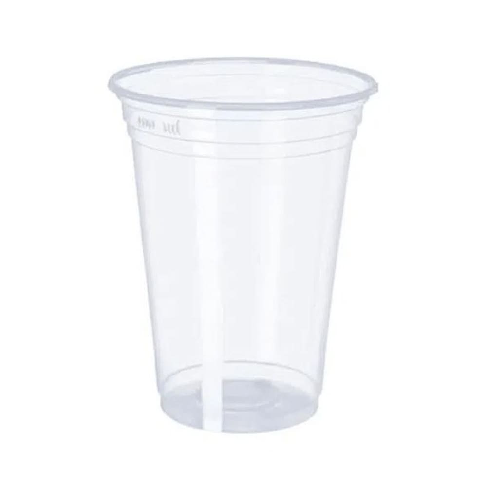 Copo de 400ml PP Transparente Liso Ultra Copos Replast com 1.000 unidades