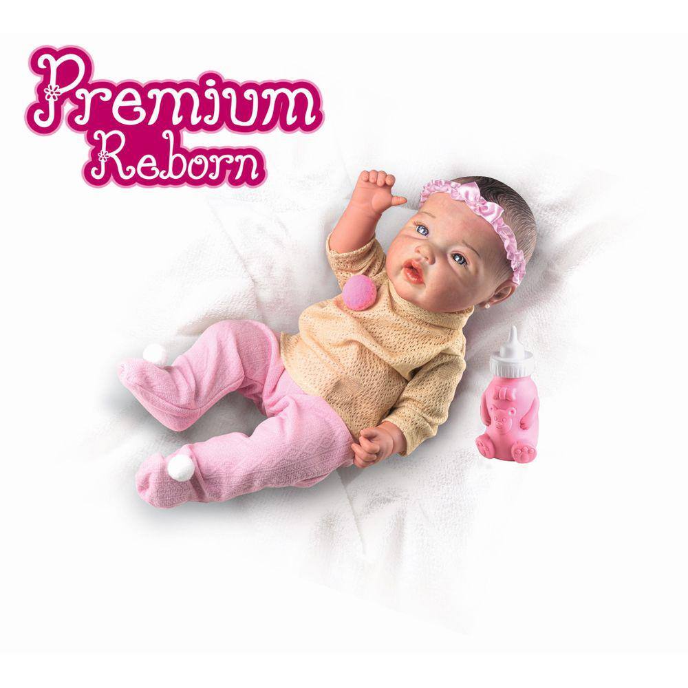 Boneca Bebê Reborn Menino 100% Silicone Pode Dar Banho