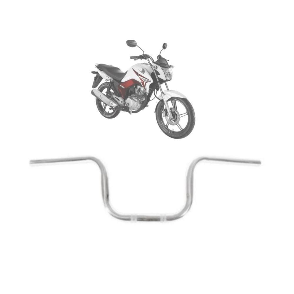 Guidão GVS Honda CG TITAN 150 Todas Cromado