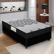 Colchão De Espuma D33 Firme Casal 1,38m 22cm Duo Com Box