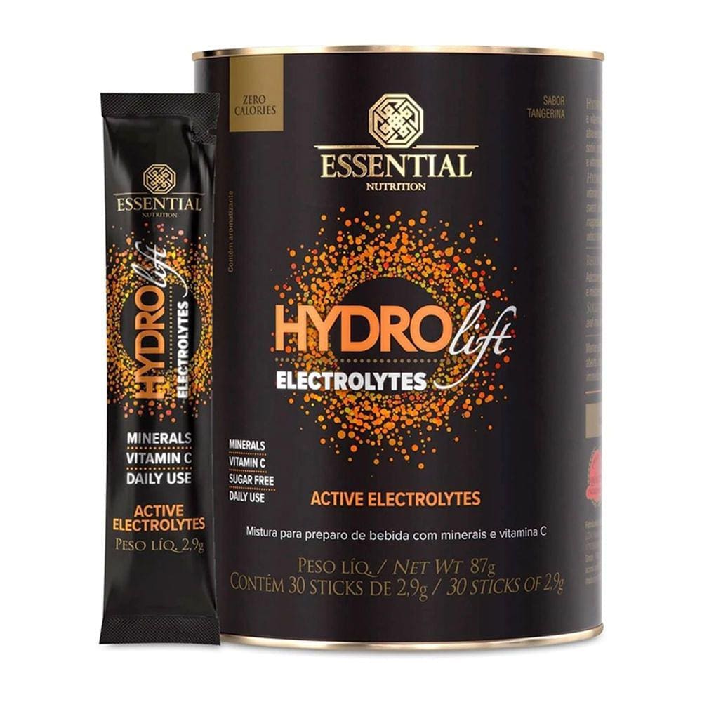 Hydrolift Electrolytes Essential Nutrition Sabor Tangerina 87g