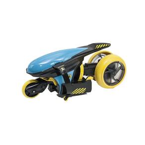 Brinquedo Moto De Controle Remoto Drift Gira 360 Manobras:Azul