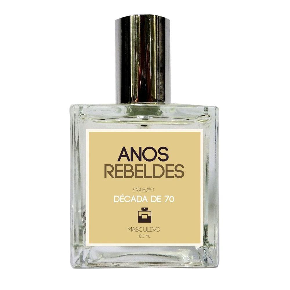 Perfume Masculino Anos Rebeldes Década de 70 100ml - Coleção Décadas
