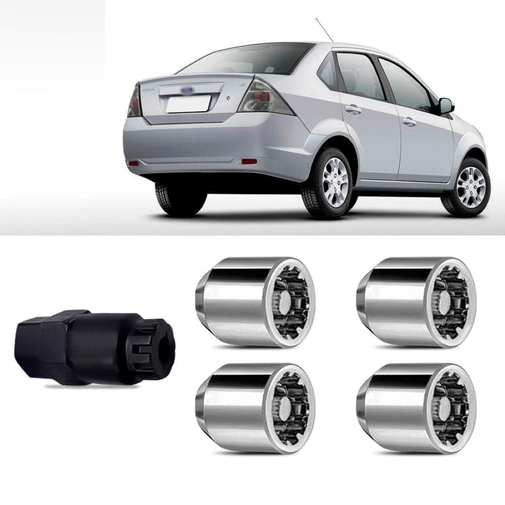 Porca Antifurto Roubo Roda Ford Fiesta Sedan/Hatch Antigos