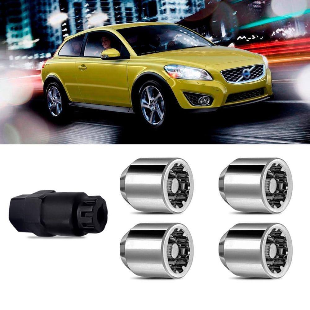 Porca Antifurto Roubo Rodas Carros Volvo