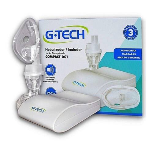 Inalador e Nebulizador Compact DC1 G-Tech Menor preço em Inalador e Nebulizador Compact DC1 G-Tech
